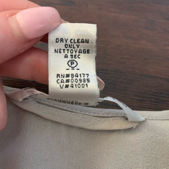 Diane Von Furstenberg gray & green silk mini dress size 0 - Picture 8 of 11